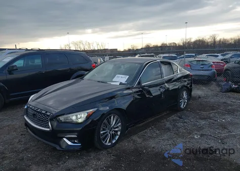 2022 Infiniti Q50 Luxe Awd из США, поврежденный, VIN JN1EV7BR7NM341295